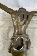 Jesus Christ on Cross Wall Hanging Crucifix 18.5" x 17.5"
