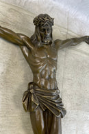 Jesus Christ on Cross Wall Hanging Crucifix 18.5" x 17.5"