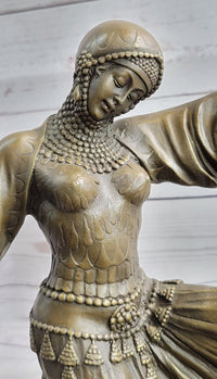 Turkish Georgian Dancer Bronze Sculpture Chiparus Figure