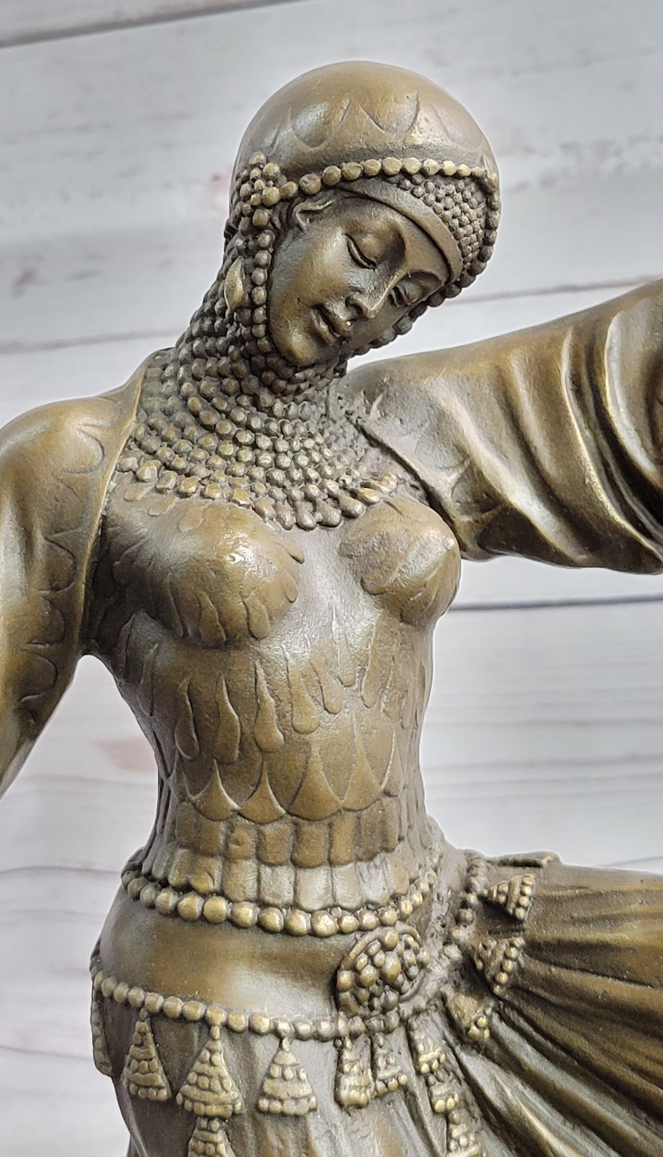 Turkish Georgian Dancer Bronze Sculpture Chiparus Figure