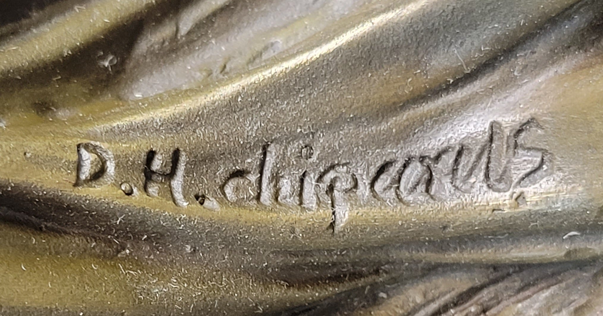 Turkish Georgian Dancer Bronze Sculpture Chiparus Figure
