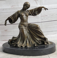 Turkish Georgian Dancer Bronze Sculpture Chiparus Figure