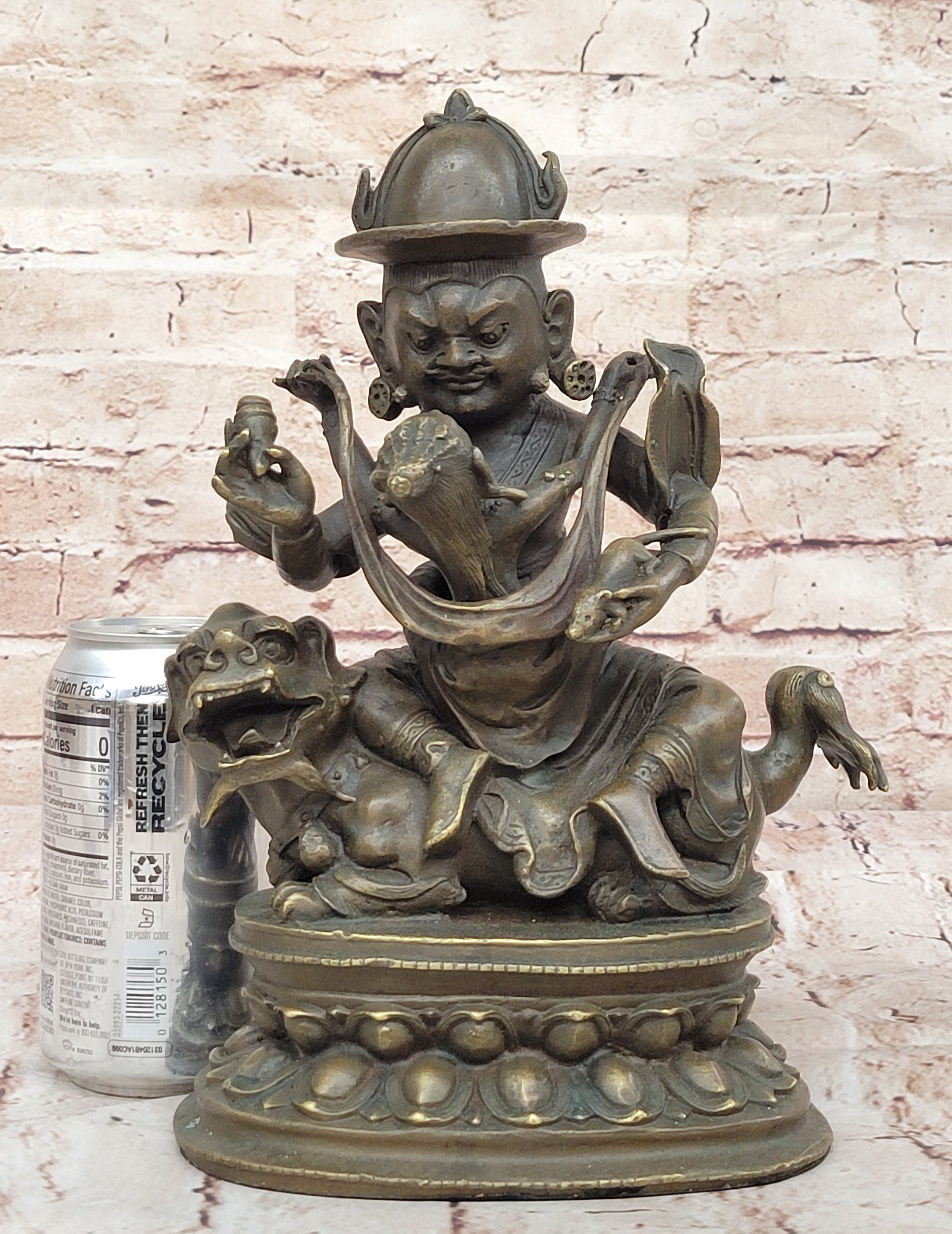 Bronze Vajrayana Deity – Himalayan Protector God Figure