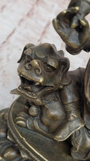 Bronze Vajrayana Deity – Himalayan Protector God Figure