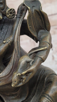 Bronze Vajrayana Deity – Himalayan Protector God Figure