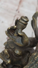 Bronze Vajrayana Deity – Himalayan Protector God Figure
