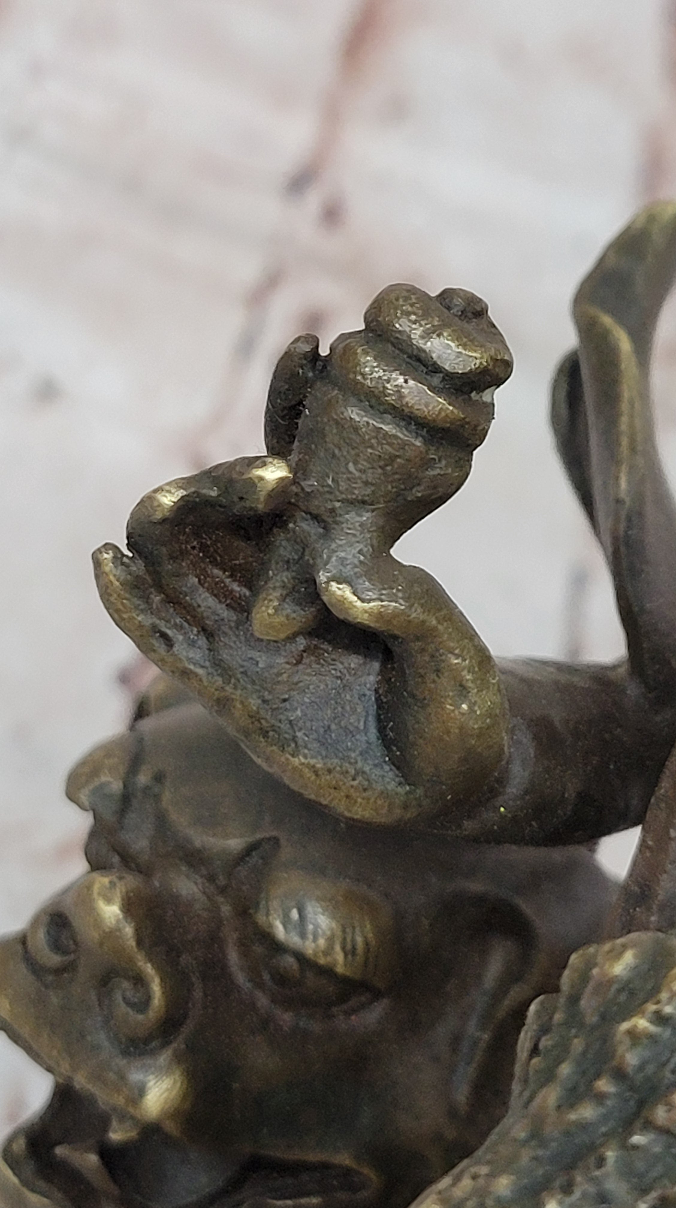 Bronze Vajrayana Deity – Himalayan Protector God Figure