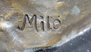 Bronze Marble Lucifer Demon Fallen Angel Satan Cross