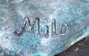 Patina Devil Satyr Diablo Dark Angel Bronze Sculpture by Milo