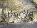 Labrador Retriever with Bird Duck in Mouth Bronze Sculpture