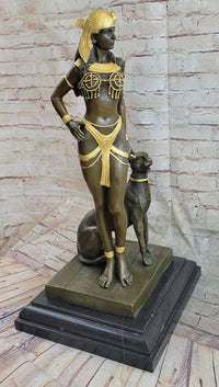 Signed Original Massive Artwork by Cesaro Egyptian Queen & Panther