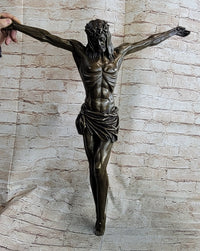 Jesus Christ on Crucifix Wall Mounted Hanging Cross Art