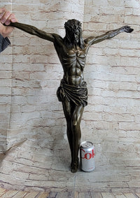 Jesus Christ on Crucifix Wall Mounted Hanging Cross Art
