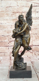 Bronze Angel Carrying Woman – Eros & Psyche