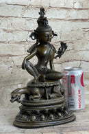 Kwan Yin Hot Cast Bronze Sculpture Buddhism Shrine Art