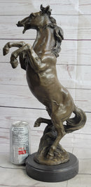 Hot Cast Bronze Rearing Stallion Horse Bronco Art Sculpture