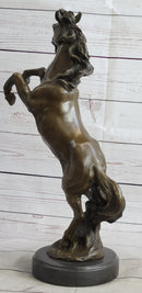 Hot Cast Bronze Rearing Stallion Horse Bronco Art Sculpture