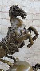 Chinese Tang Horse Lost Wax Bronze Sculpture by Milo