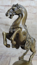 Chinese Tang Horse Lost Wax Bronze Sculpture by Milo