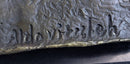 Polo Jockey on Horseback Bronze Sculpture Signed on Marble Base