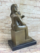 Fernando Botero Mother and Child Bronze Sculpture