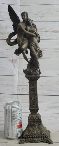Bronze Sculpture Eros & Psyche Art Nouveau Romance