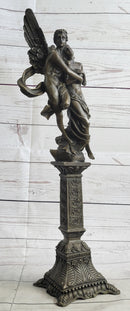 Bronze Sculpture Eros & Psyche Art Nouveau Romance