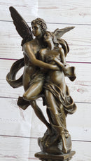 Bronze Sculpture Eros & Psyche Art Nouveau Romance