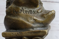 Bronze Sculpture Eros & Psyche Art Nouveau Romance