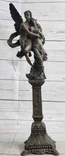Bronze Sculpture Eros & Psyche Art Nouveau Romance