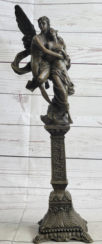Bronze Sculpture Eros & Psyche Art Nouveau Romance