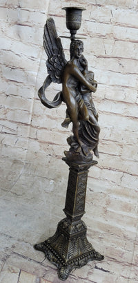 Bronze Marble Cupid Psyche Eros Aphrodite Venus Winged Lovers