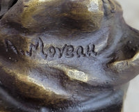 Bronze Marble Cupid Psyche Eros Aphrodite Venus Winged Lovers