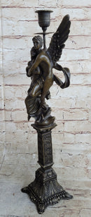 Solid Bronze Sculpture Angel 'Psyche and Eros' Cupid