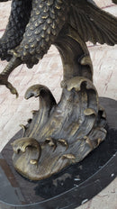 Bronze Metal Eagle Sculpture 26" x 31"