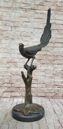 Milo Pheasant Bronze Sculpture on Marble Base
