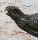 Milo Pheasant Bronze Sculpture on Marble Base