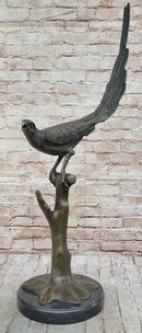 Milo Pheasant Bronze Sculpture on Marble Base