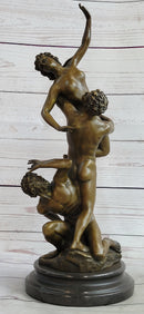 Abduction of the Sabine Women by Giambologna Nude Bronze Sculpture Statue Greek Mythology
