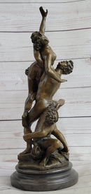 Abduction of the Sabine Women by Giambologna Nude Bronze Sculpture Statue Greek Mythology