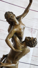 Abduction of the Sabine Women by Giambologna Nude Bronze Sculpture Statue Greek Mythology