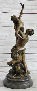 Abduction of the Sabine Women by Giambologna Nude Bronze Sculpture Statue Greek Mythology