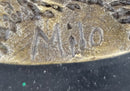 Bronze Golfer Sculpture on Marble Base Signed Milo
