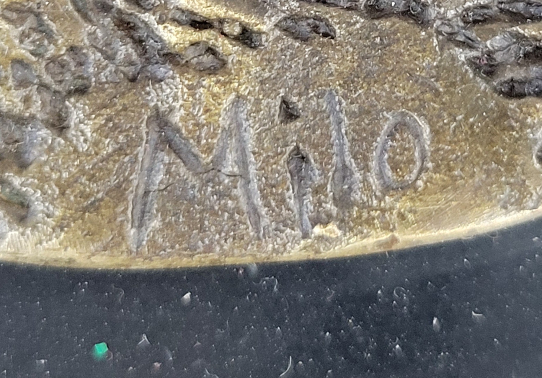 Bronze Golfer Sculpture on Marble Base Signed Milo