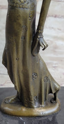 Demetre Chiparus Bronze Russian Dancer Art Deco on Marble Base