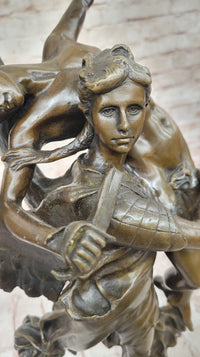 Gloria Victis Bronze Sculpture by Antonin Mercié