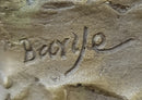 Mother Bear With Cubs on Rock Bronze Art Deco Sculpture Barye