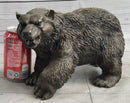 Bronze Metal Bear Sculpture Art Figure