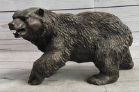 Bronze Metal Bear Sculpture Art Figure