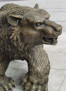 Bronze Metal Bear Sculpture Art Figure